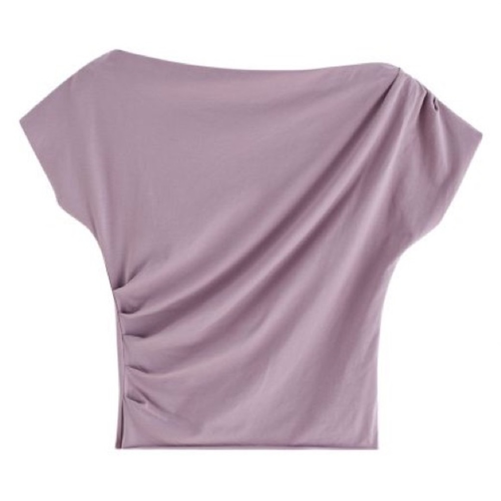 Chicwish Mauve Drape Women's Blouse